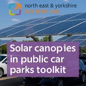 Solar canopies in public car parks toolkit graphic